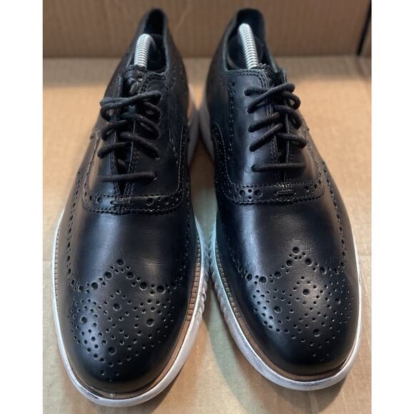 Cole Haan Black Zerogrand Grand 0S Oxford Wingtip Shoes Mens Size 9 Fast Ship main image 11